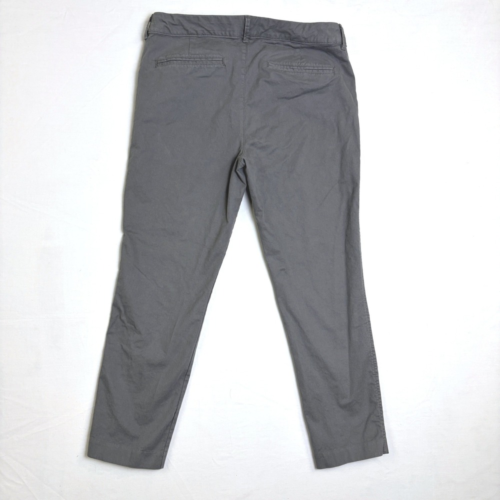 Old Navy Pixie Chino Pants Bundle Gray Black Mid Rise Ankle Slim Fit Size 10 Lot - Picture 9 of 16